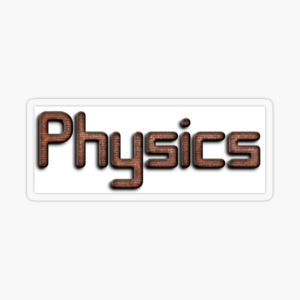 #Physics Transparent Sticker