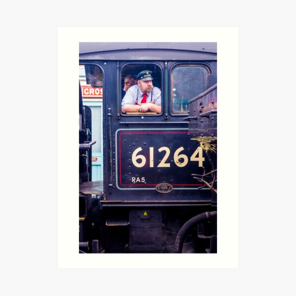 The Engine Driver Art Print