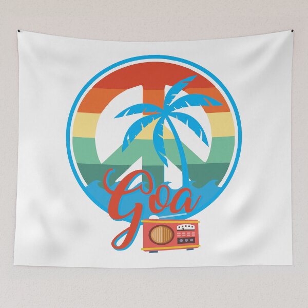 Item preview, Goa India Tourist Hippie Beach designed and sold by alltheprints.