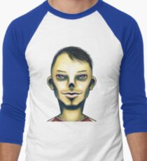Zombie Boy Smiling Men's Baseball ¾ T-Shirt