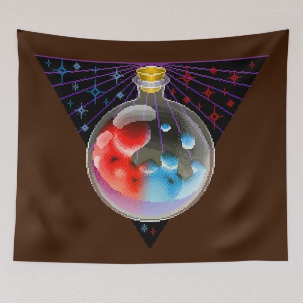 Item preview, Mana health Potion pixel art designed and sold by Freakfla.