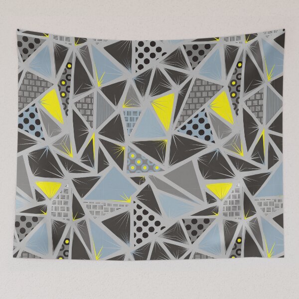 Item preview, Structure of triangles with different textures designed and sold by Nata-V.