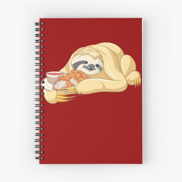 Item preview, Sloth Loves Southern Fried Chicken Funny Foodie designed and sold by javaneka.