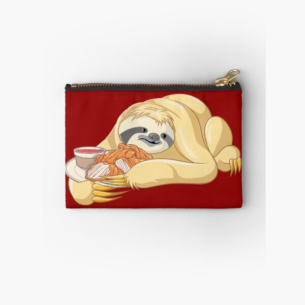 Item preview, Sloth Loves Southern Fried Chicken Funny Foodie designed and sold by javaneka.