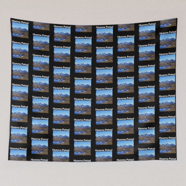 Item preview, Bolivia Huayna Potosi Mountain  - Andes Art designed and sold by LatinAmericaFocus.