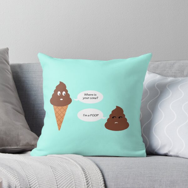 Item preview, funny humor hilarious Ice cream side eye Poop meme joke designed and sold by BubblynBloom.