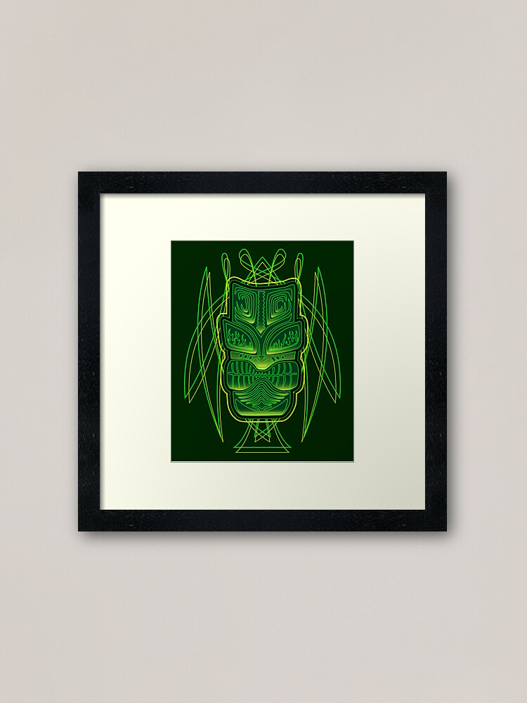 Alternate view of Kustom Tiki Framed Art Print
