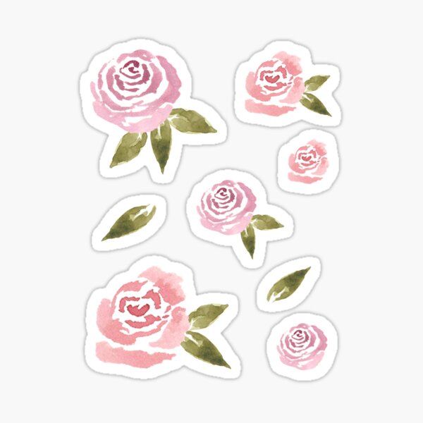 Single Pink Rose Laptop Sticker kaufen? - Aufklebermeister