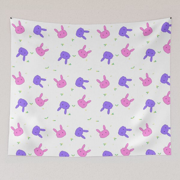 Item preview, Pink Purple bunnies designed and sold by Lucilla Jones.