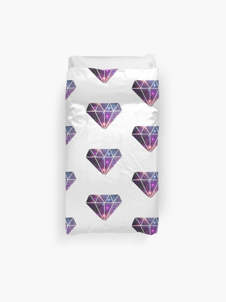 Tumblr Style Galaxy Diamond Duvet Cover By Poppetini Redbubble