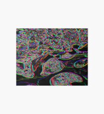 Rainbow Blacklight Party Style Art Board Print
