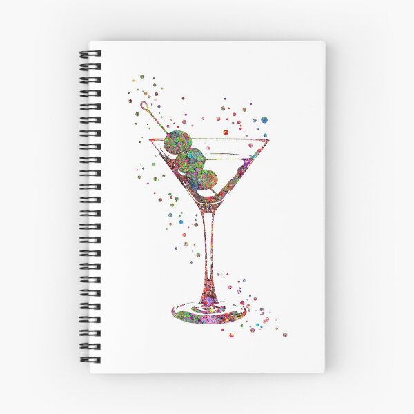 Item preview, Glass of Martini designed and sold by Rosaliartbook.