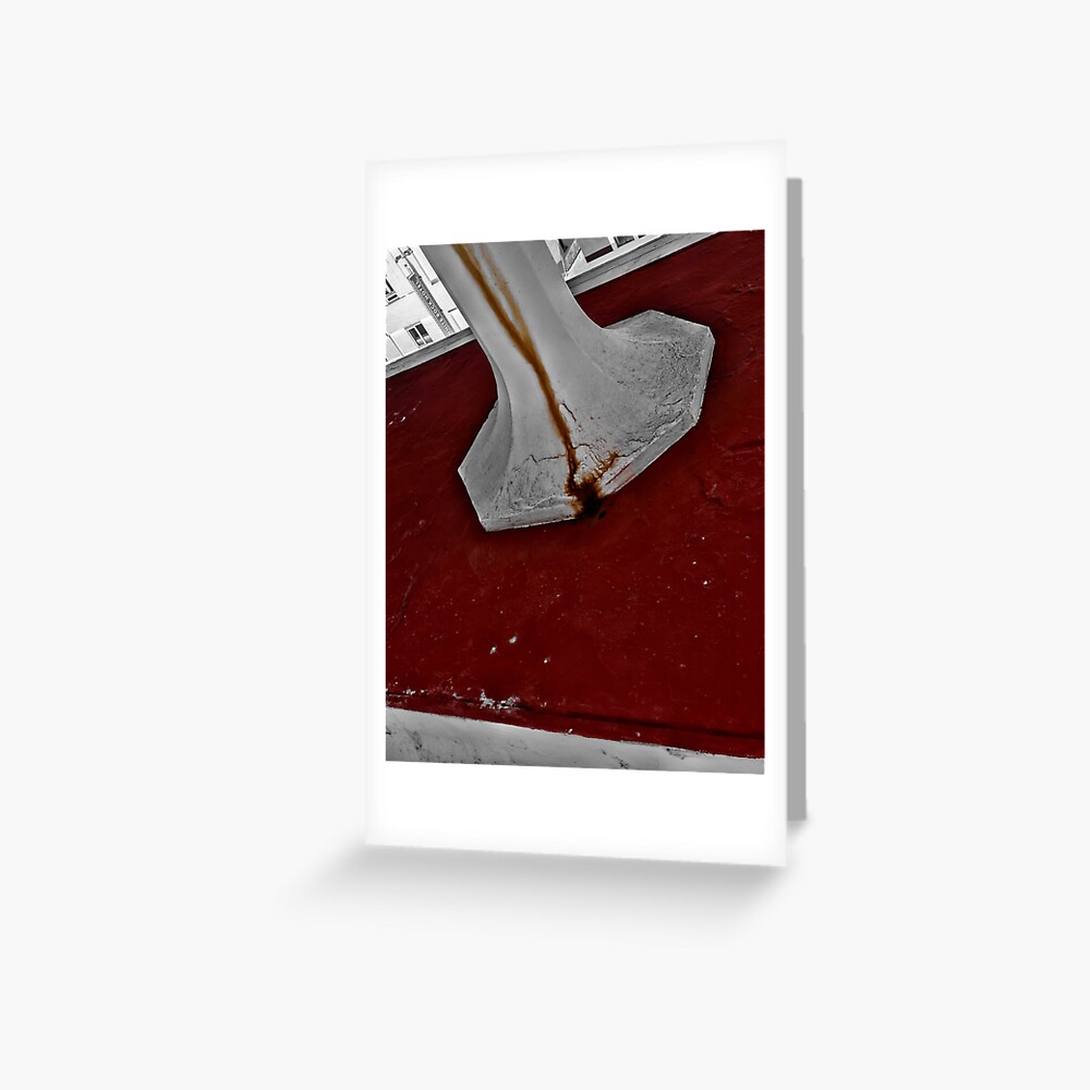 Roof Column Greeting Card