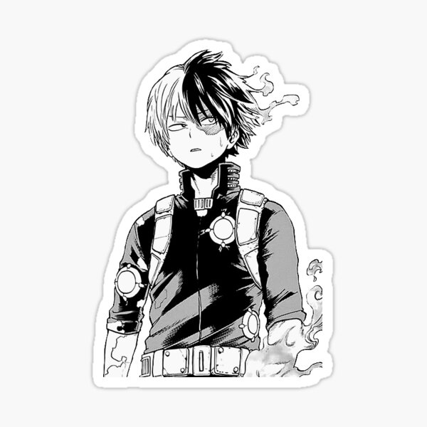 Flaming Todoroki Sticker