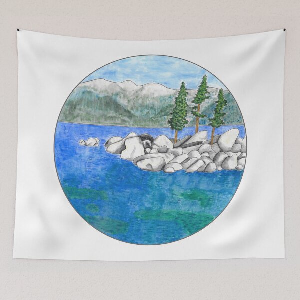 Item preview, View at Lake Tahoe Sand Harbor designed and sold by LegendOfZeldy.