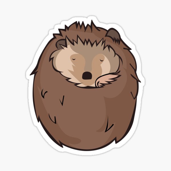 Sticker Igel Comic Redbubble