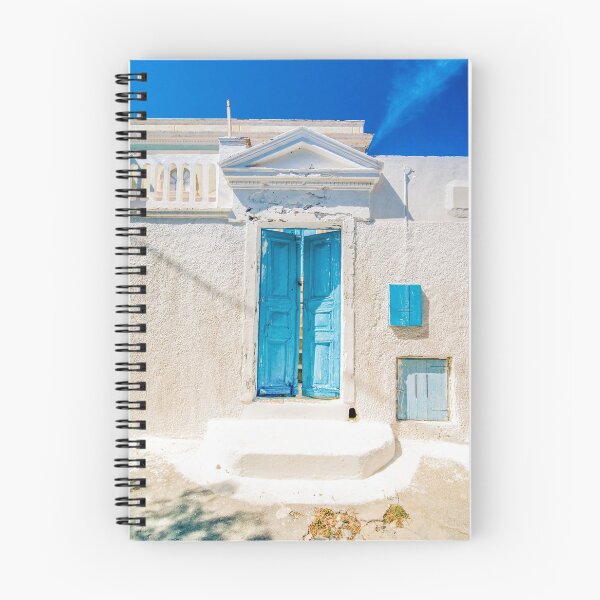 Item preview, Typical blue door in Emporio on the island of Santorini, Greece. Dramatic toned designed and sold by anytka.