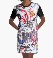 Love Moschino Collage Graphic T-Shirt Dress