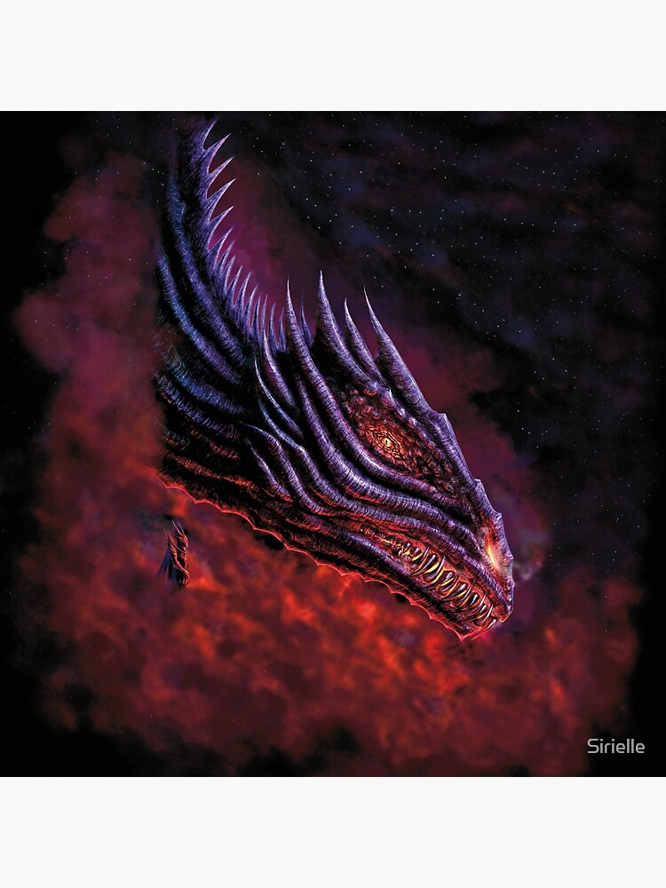 Black Dragon (square) by Sirielle