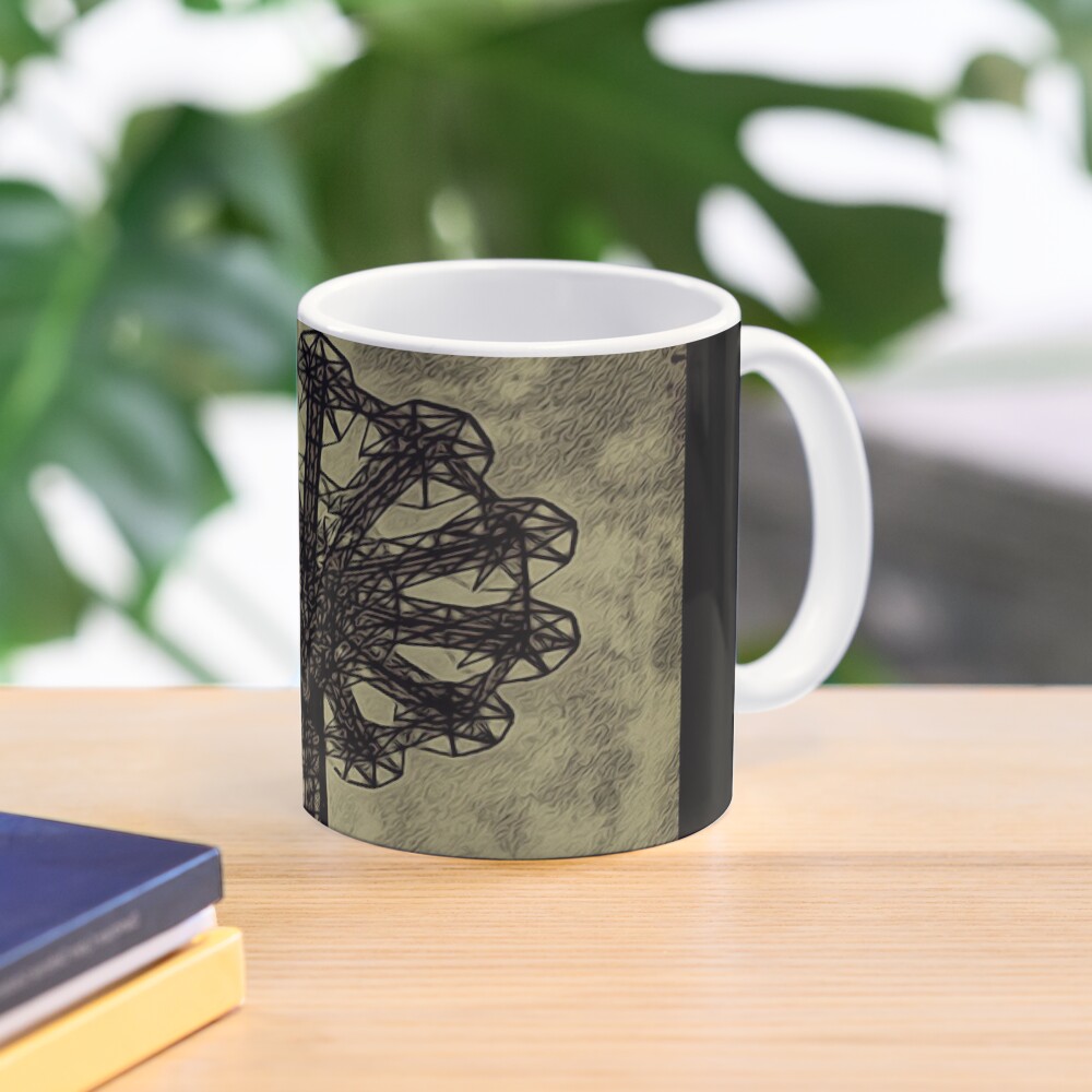 Coney Island Lovers - Bare Bones Parachute Art Photo - Brooklyn Gift Mug
