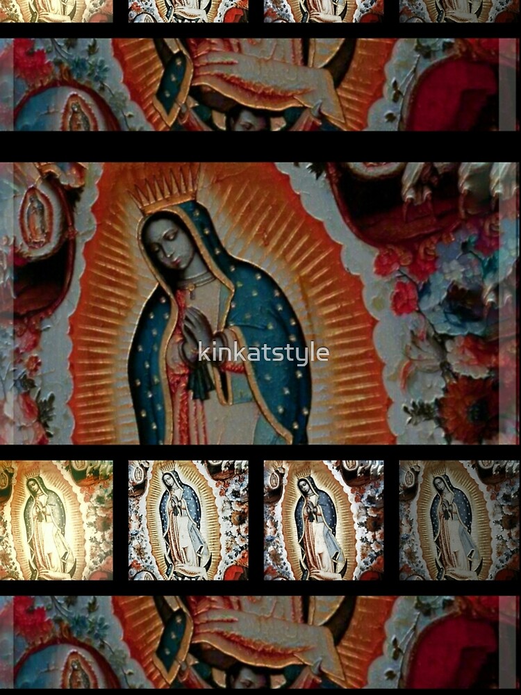 Thumbnail 4 of 4, A-Line Dress, Our Lady Of Guadalupe designed and sold by kinkatstyle.