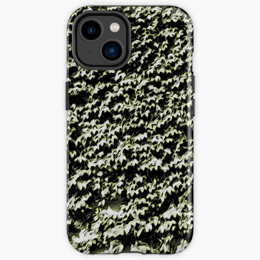Painted Ivy - Dark Green Art Photo iPhone Case