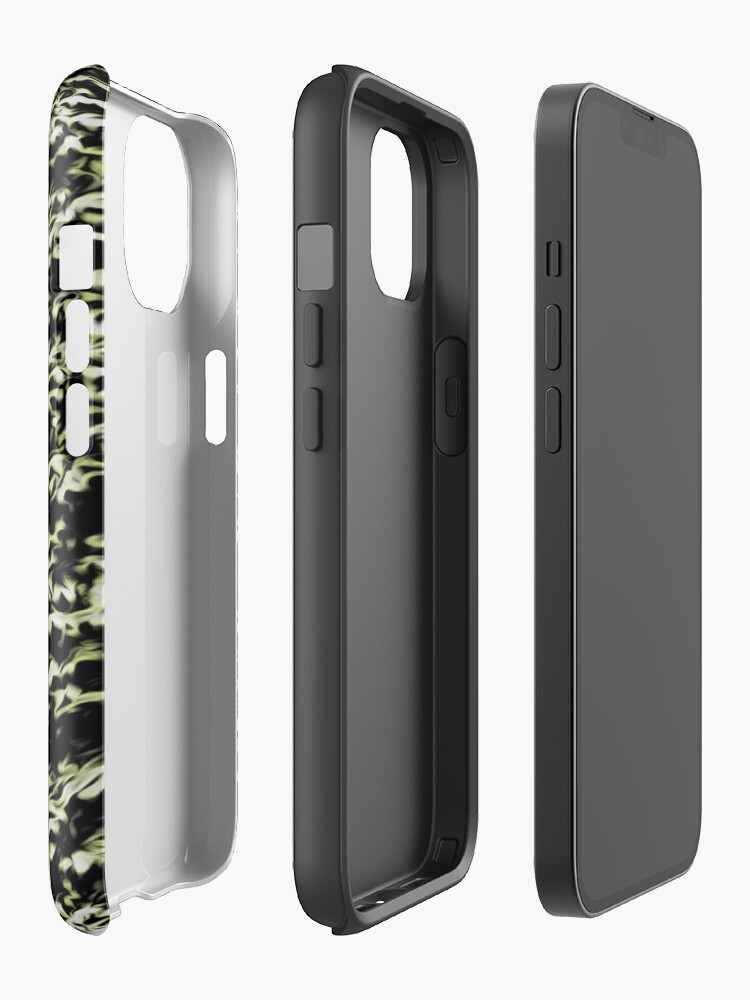 Alternate view of Painted Ivy - Dark Green Art Photo iPhone Case