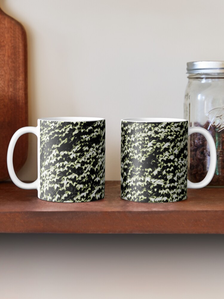 Alternate view of Painted Ivy - Dark Green Art Photo Mug