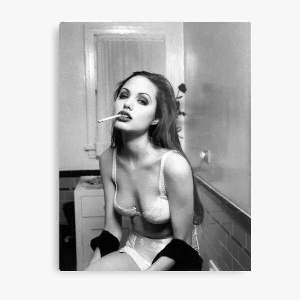 Angelina Jolie  Metal Print