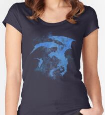 Dragonfight-cooltexture Inverted Women's Fitted Scoop T-Shirt