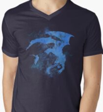 Dragonfight-cooltexture Inverted Men's V-Neck T-Shirt