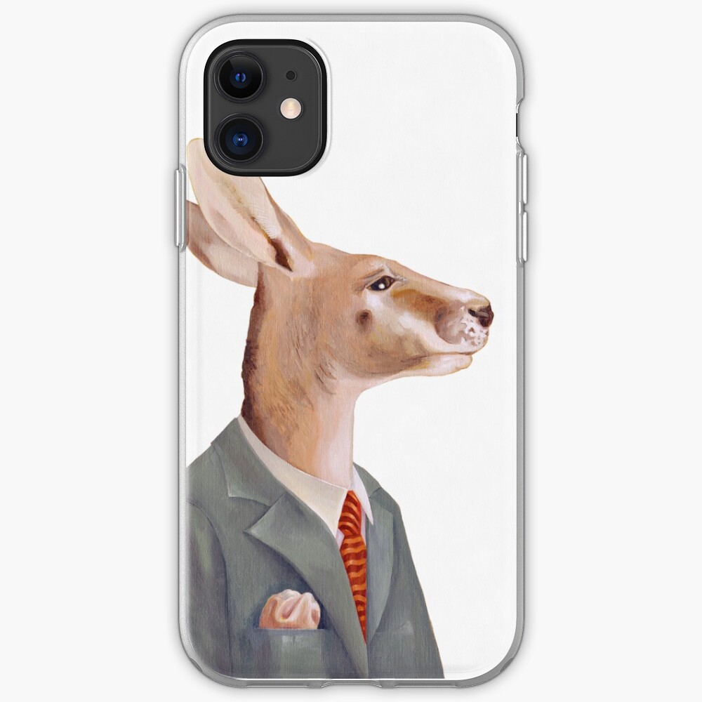 "Kangaroo" iPhone Case & Cover by AnimalCrew Redbubble