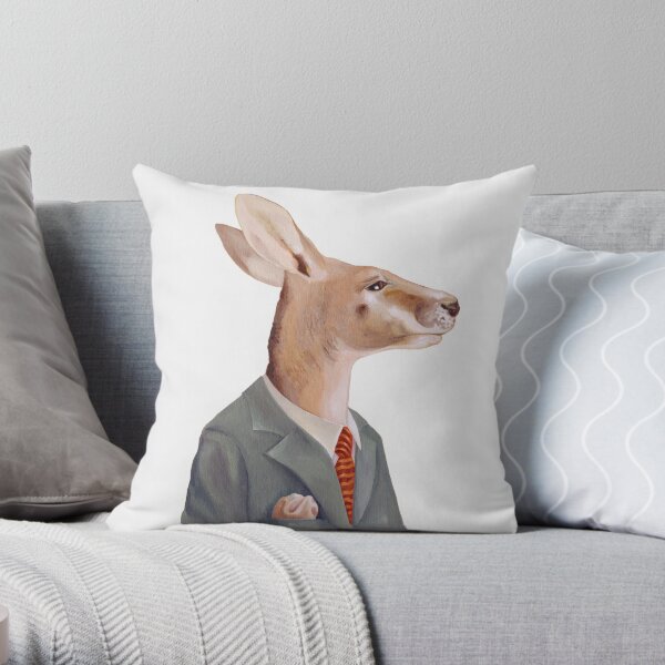 Kangaroo Throw Pillow
