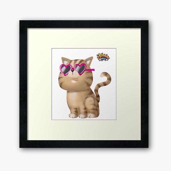 Cool Cat Framed Art Print