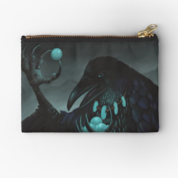 Storm Crow Zipper Pouch