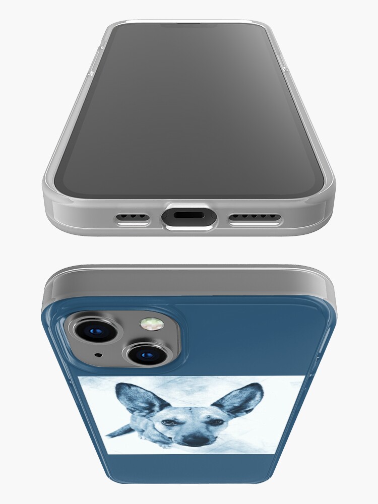 Alternate view of Carolina Dog Blue Pup - American Dingo iPhone Case