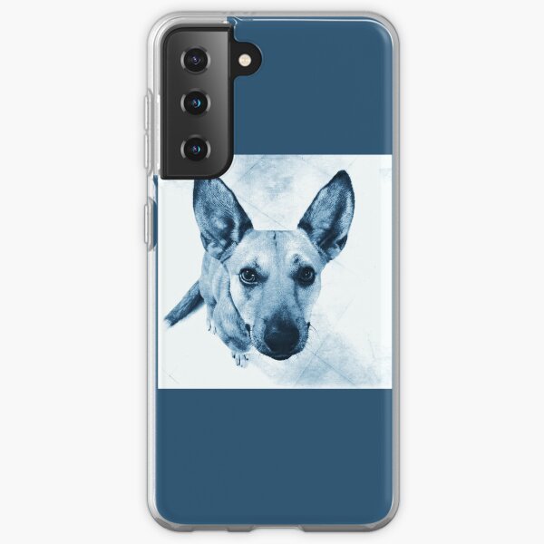 Carolina Dog Blue Pup - American Dingo Samsung Galaxy Soft Case