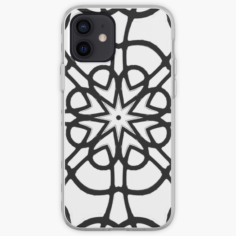 Monochrome One - Black and White Mandala Art iPhone Case & Cover