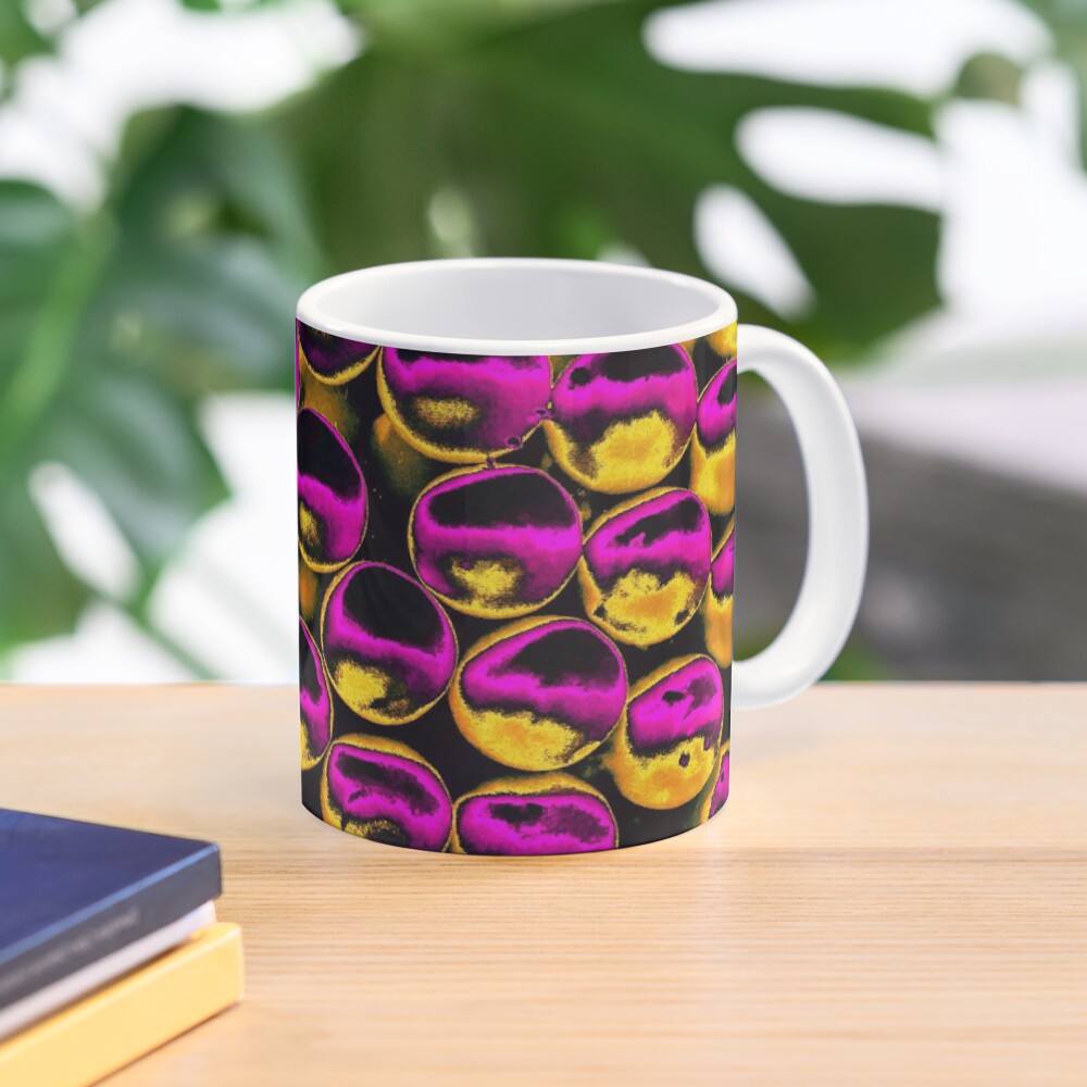 Toasted Orbs - Abstract Neon Pop Art - Photography Coffee Mug