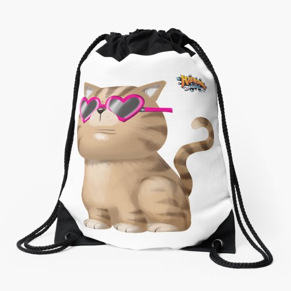 Cool Cat Drawstring Bag