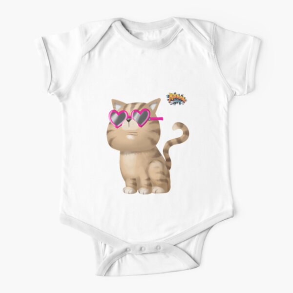 Cool Cat Short Sleeve Baby One-Piece