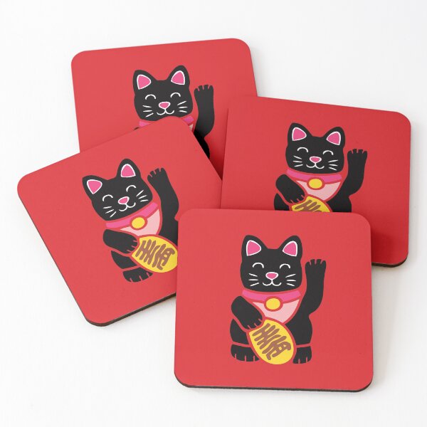 Item preview, Lucky Black Cat Pattern designed and sold by evannave.