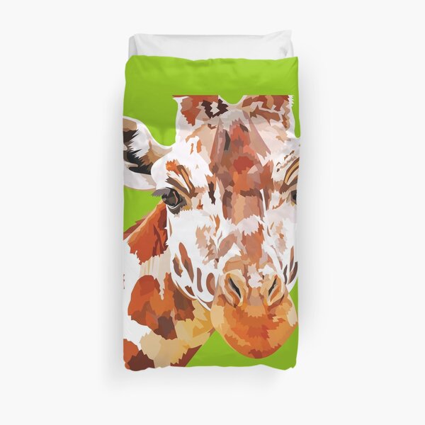 Giraffe - What's up? Duvet Cover