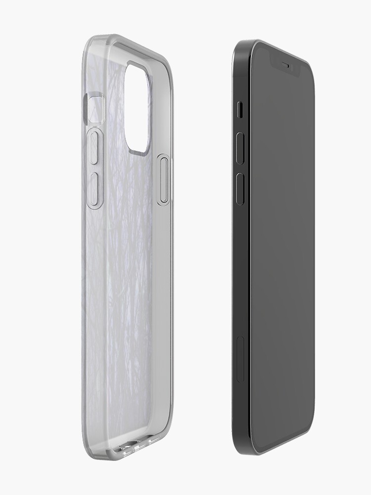 Alternate view of Dark Purple Forest - Purple Blue and Black Bare Tree Landscape iPhone Case & Cover