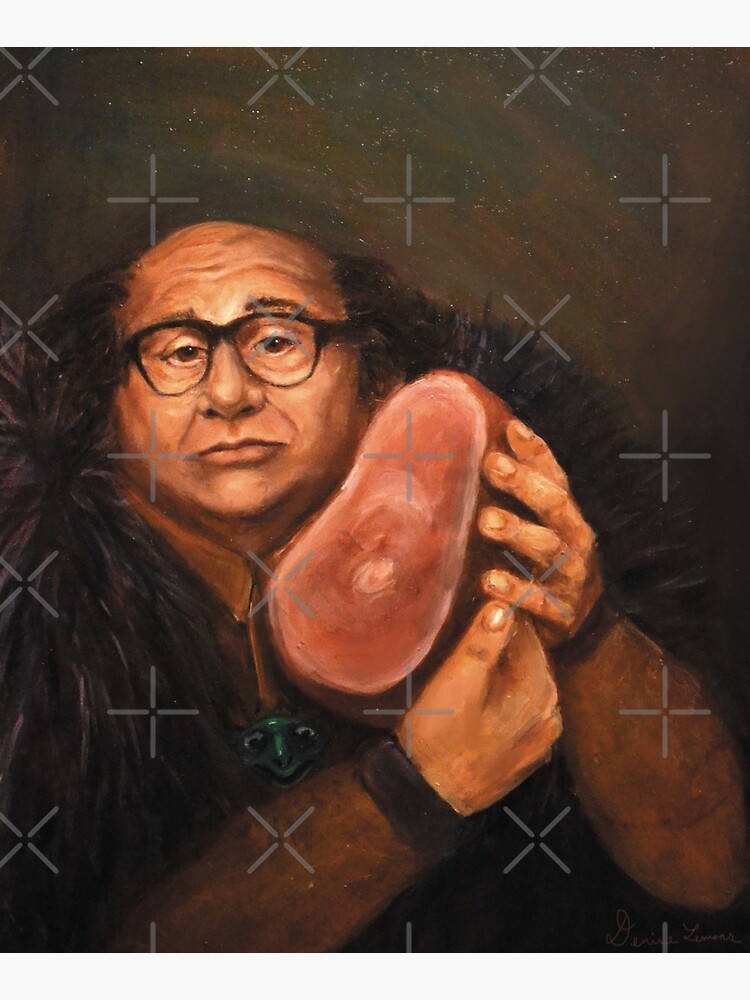 Disover Danny Devito and his Beloved Ham Canvas