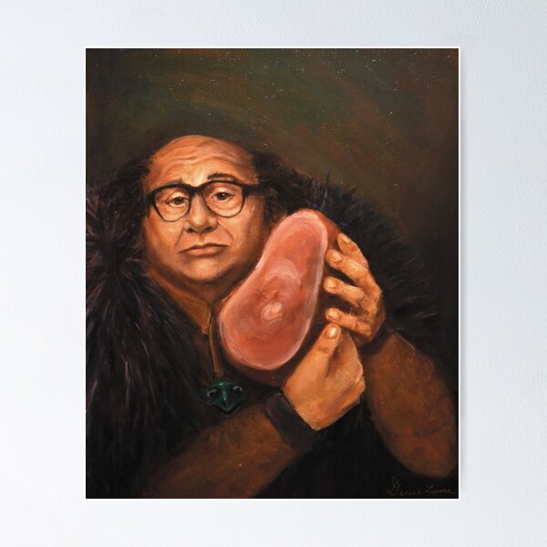 Item preview, Danny Devito and his Beloved Ham designed and sold by DeniseLemons.