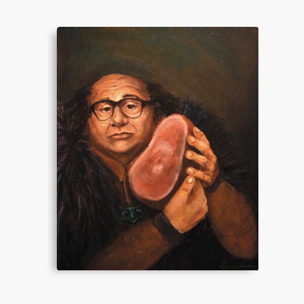 Danny Devito and his Beloved Ham Canvas Print