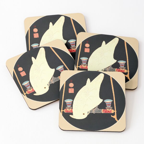 Item preview, Ito Jakuchu - A white Mackaw designed and sold by ArtExpression.