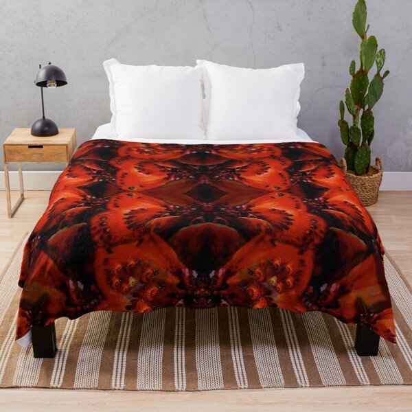 Aperçu de l'œuvre Motif papillon lumineux rouge "Inner Glow 4" créée et vendue par bryansteward.