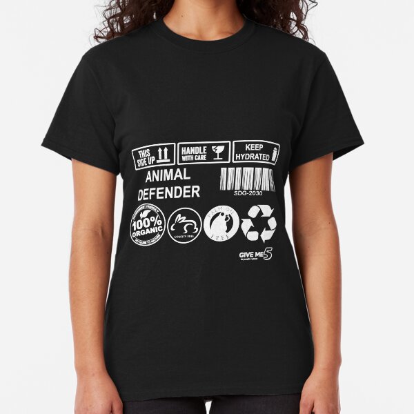 Animal advocate (white) Classic T-Shirt